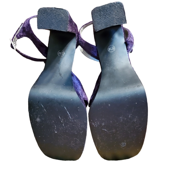 Vintage velvet platform heels - Picture 13 of 13